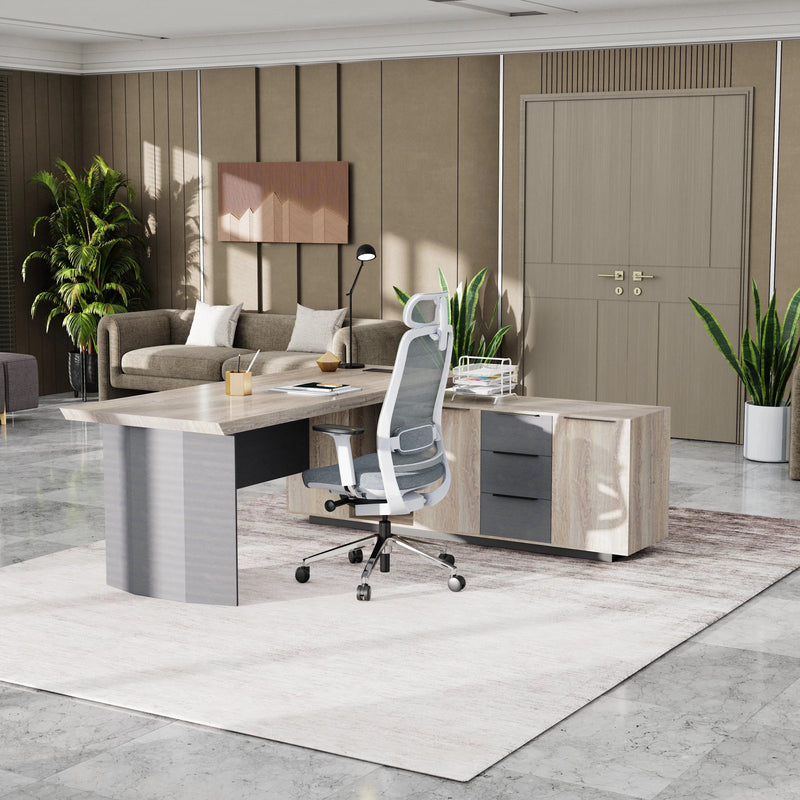 Parker · Modern L-Shaped Executive Desk