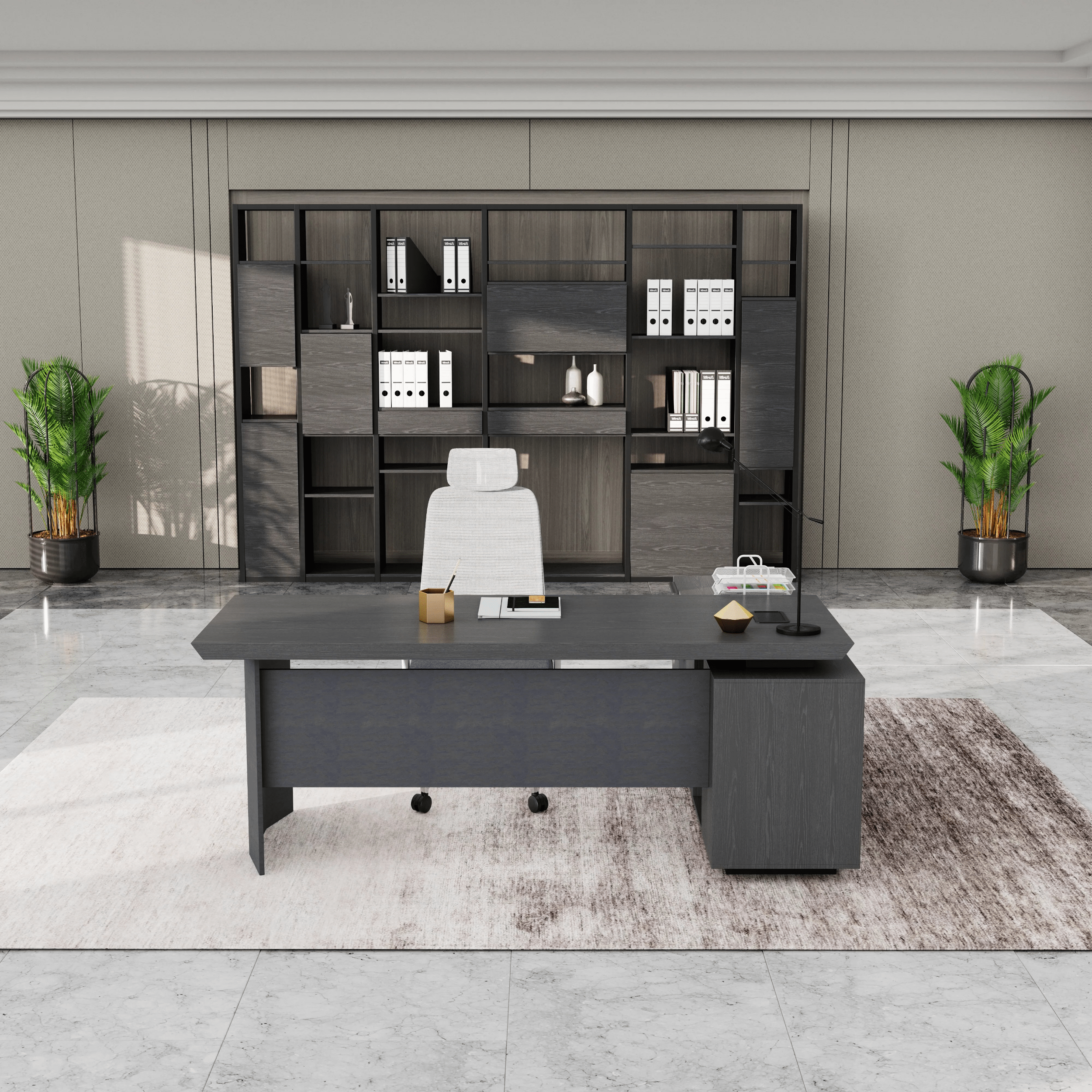Parker · Modern L-Shaped Executive Desk