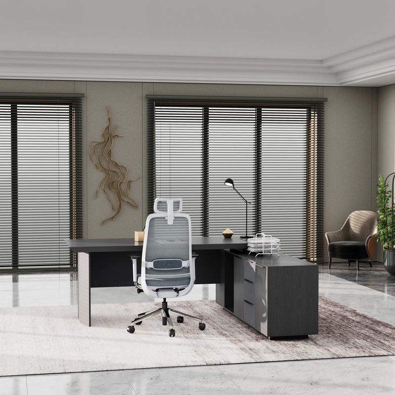 Parker · Modern L-Shaped Executive Desk