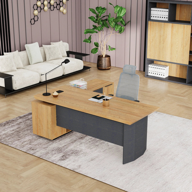 Parker · Modern L-Shaped Executive Desk