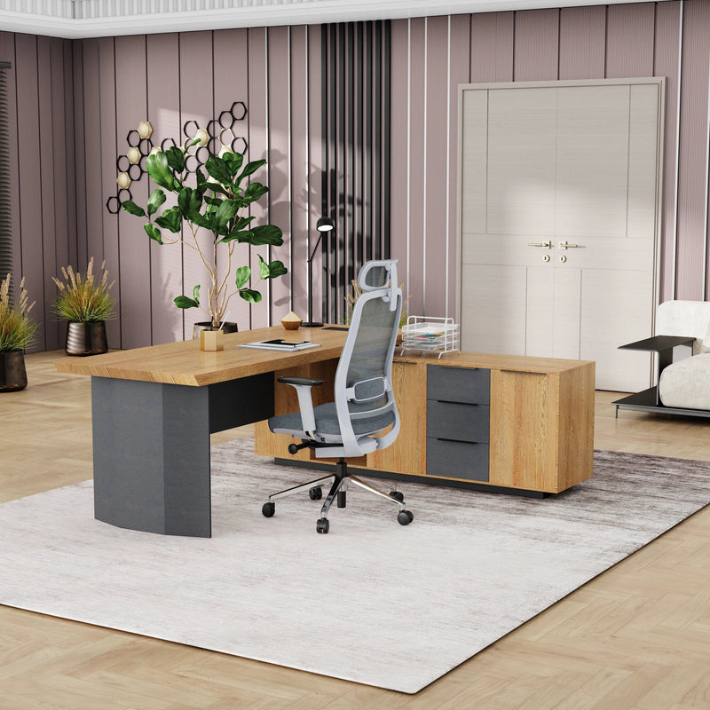 Parker · Modern L-Shaped Executive Desk