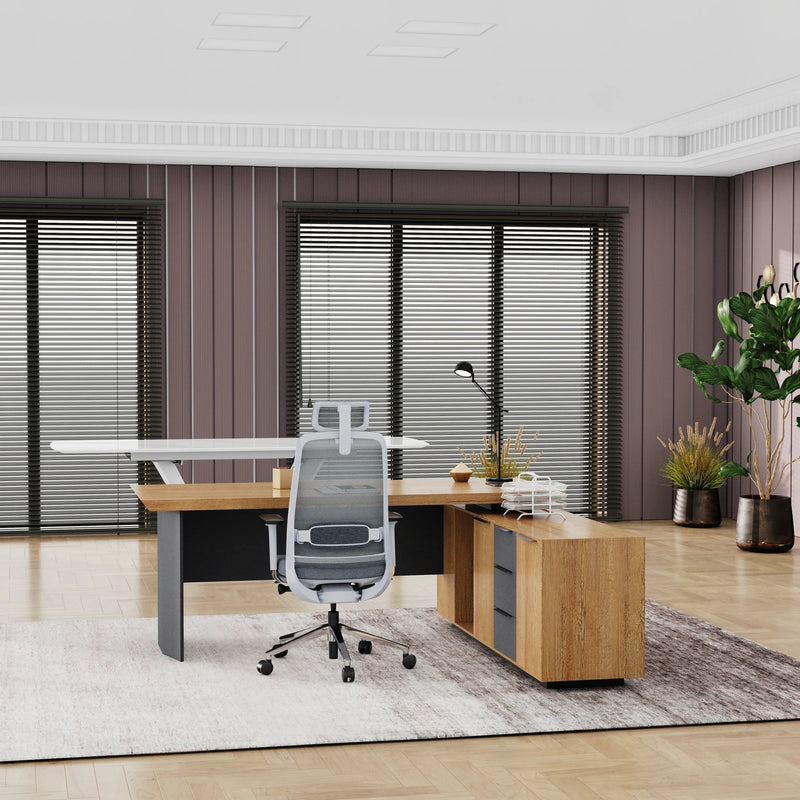 Parker · Modern L-Shaped Executive Desk