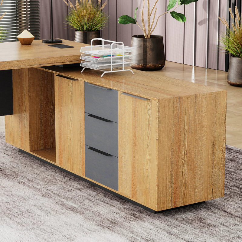 Parker · Modern L-Shaped Executive Desk