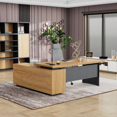 Parker ยท Modern L-Shaped Executive Desk