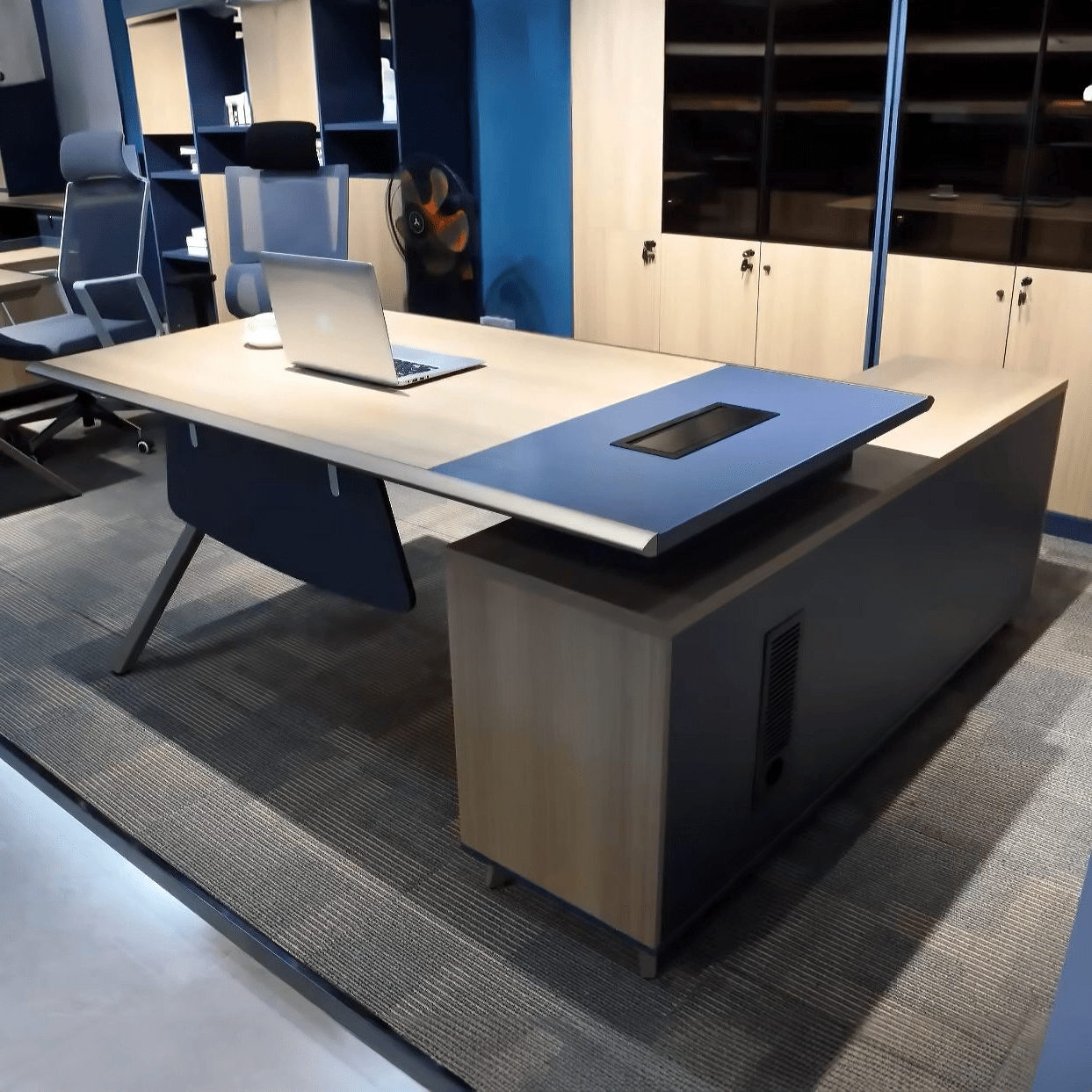 Pete · Modern L-Shaped Executive Desk