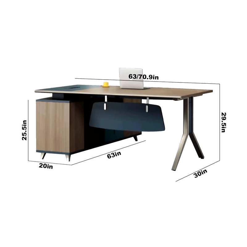 Pete · Modern L-Shaped Executive Desk
