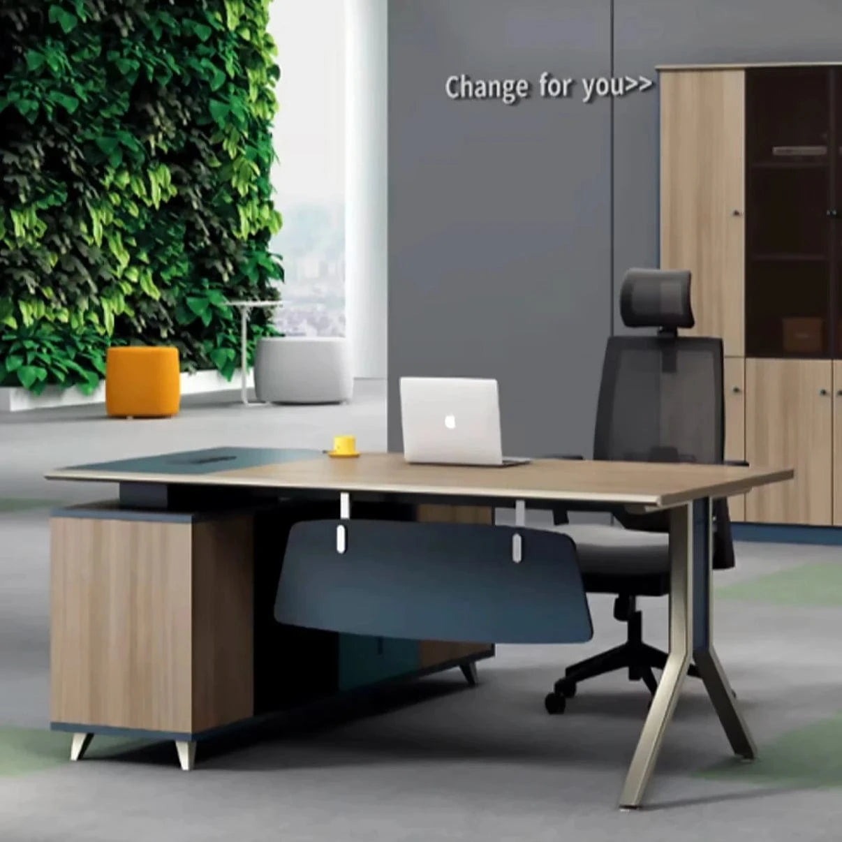 Pete · Modern L-Shaped Executive Desk