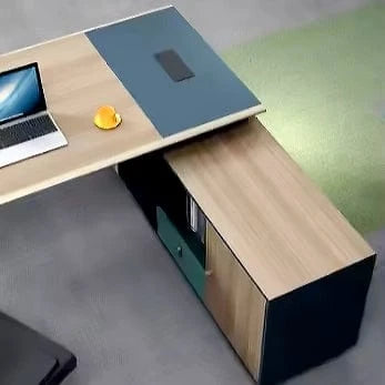 Pete · Modern L-Shaped Executive Desk