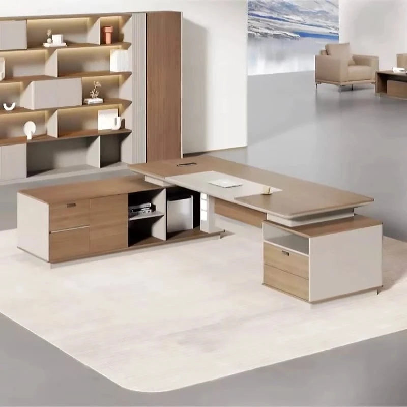 Phoenix · Modern L-Shaped Executive Desk