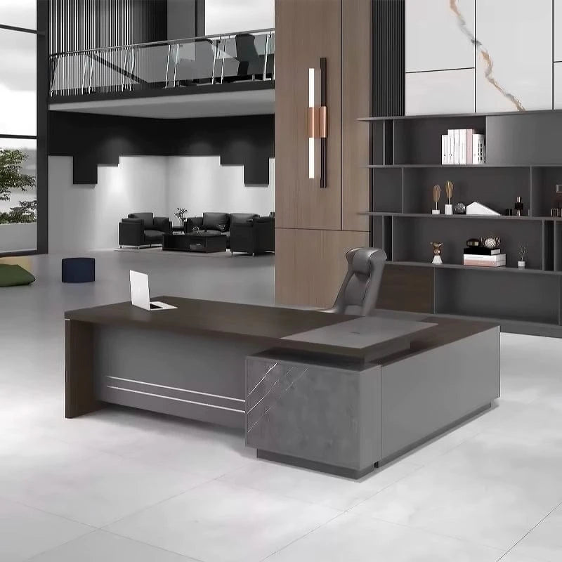 Poconos · Modern L-Shaped Executive Desk