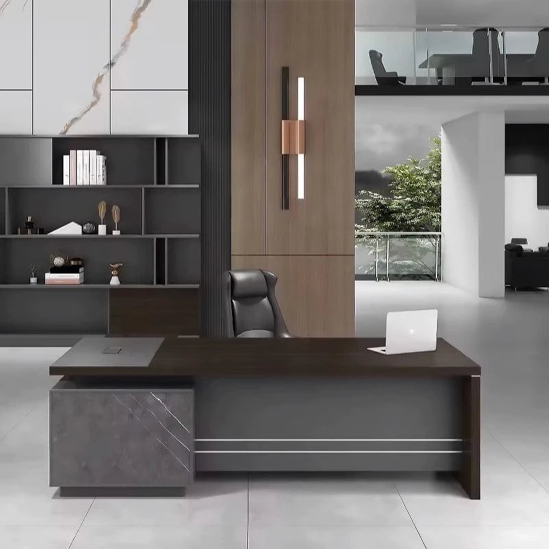 Poconos · Modern L-Shaped Executive Desk