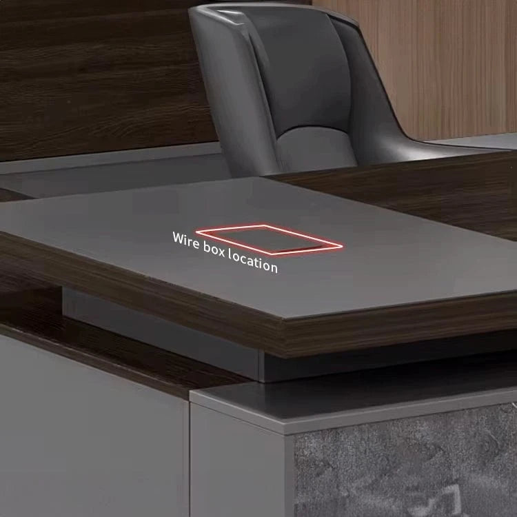 Poconos · Modern L-Shaped Executive Desk