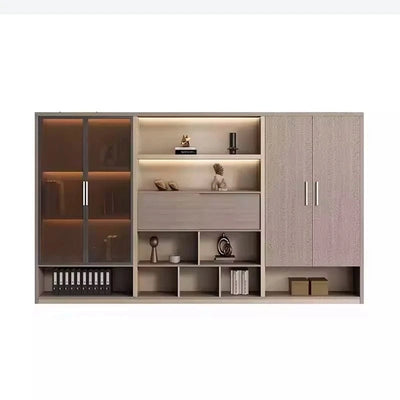 Posh ยท Modern Office Shelves w/ Lighting & Storage