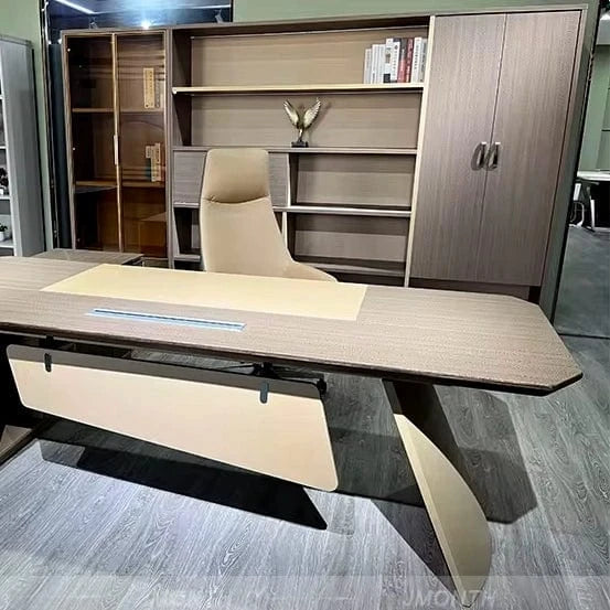 Posh ยท Modern Office Shelves w/ Lighting & Storage