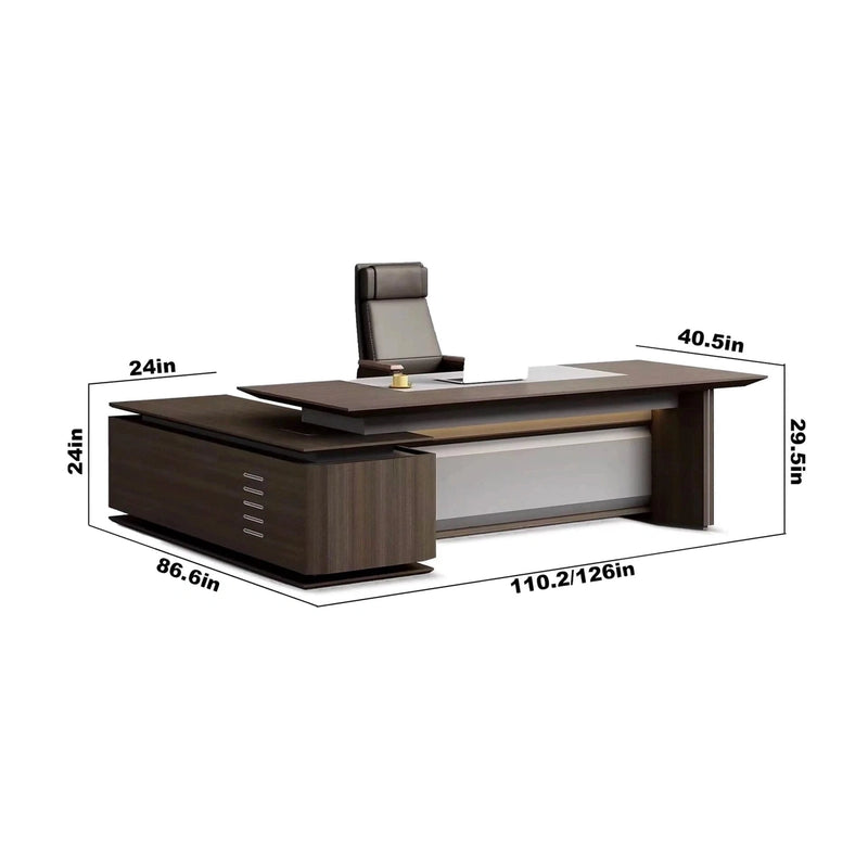 Precious · Modern L-Shaped Executive Desk