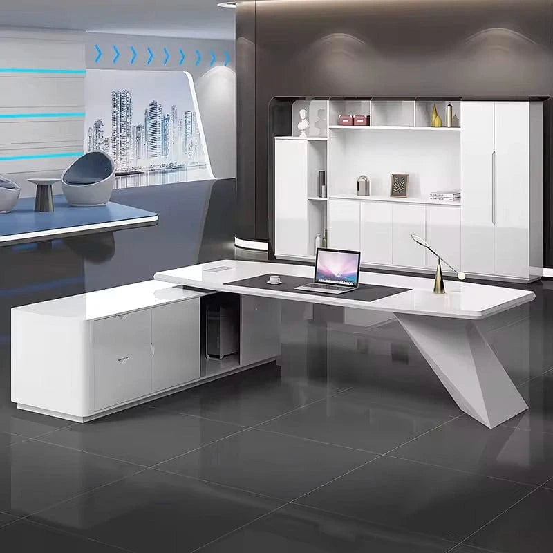 Rafael ยท Modern L-Shaped Executive Desk