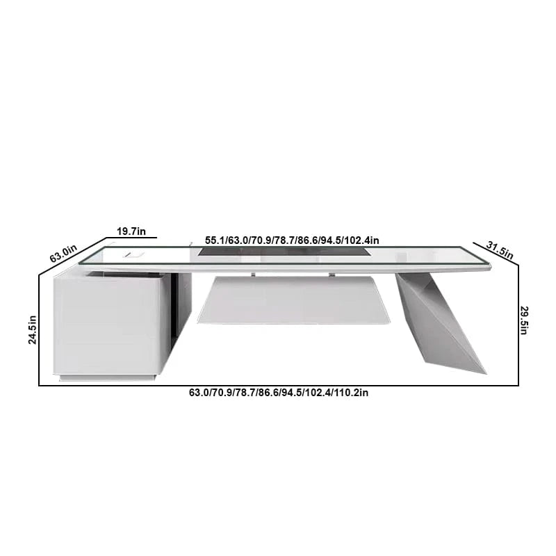 Rafael ยท Modern L-Shaped Executive Desk