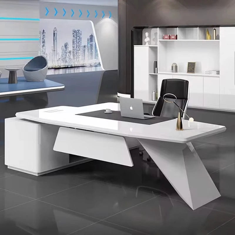 Rafael ยท Modern L-Shaped Executive Desk