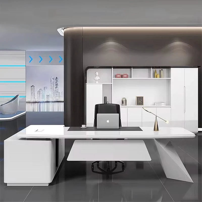 Rafael ยท Modern L-Shaped Executive Desk