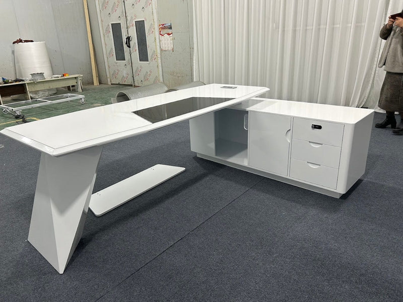 Rafael ยท Modern L-Shaped Executive Desk
