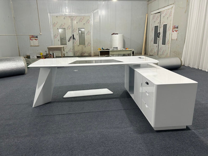 Rafael ยท Modern L-Shaped Executive Desk