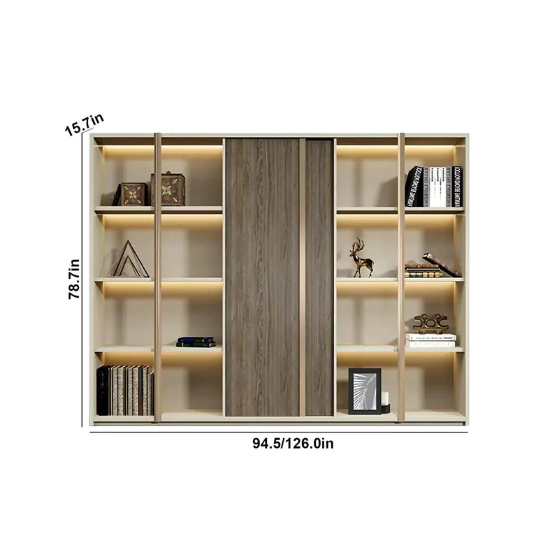 Razeon · Office Shelves w/ Lighting & Storage