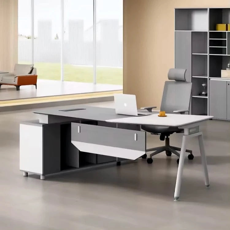 Rebecca · Modern L-Shaped Executive Desk