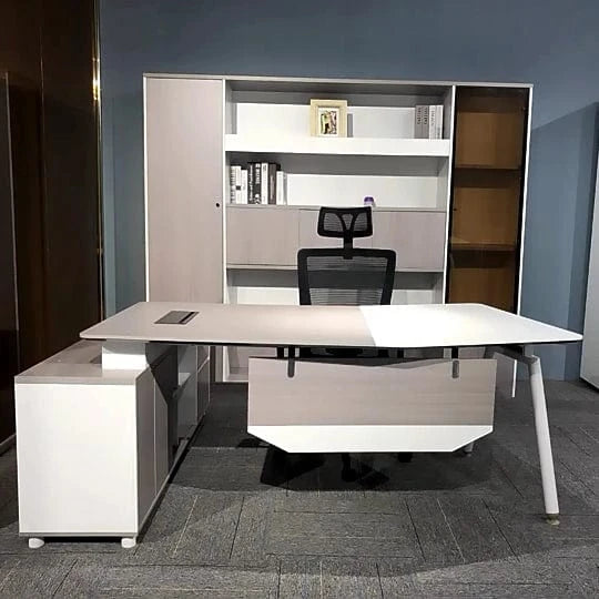 Rebecca · Modern L-Shaped Executive Desk