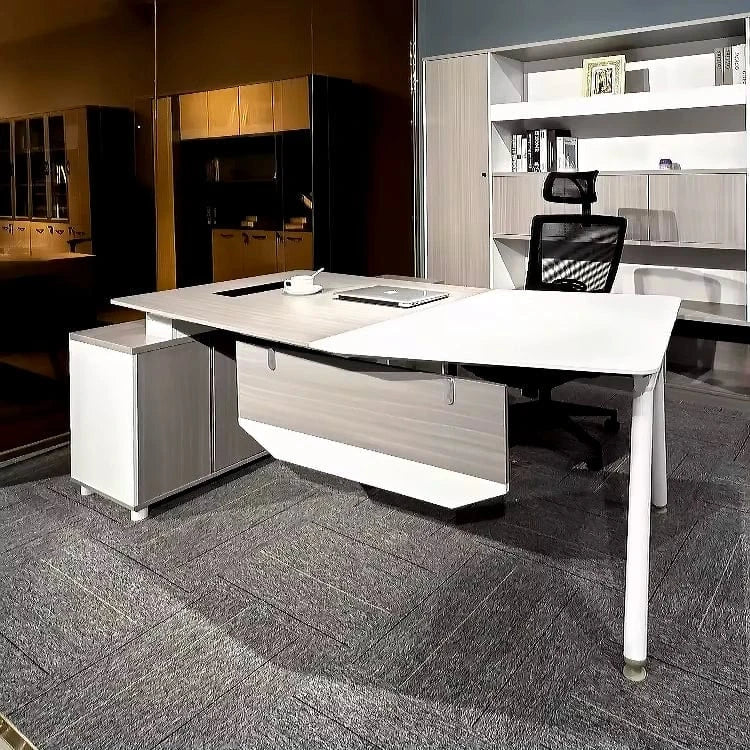 Rebecca · Modern L-Shaped Executive Desk