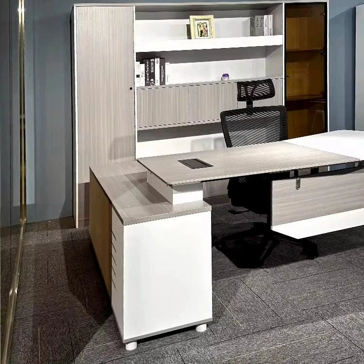 Rebecca · Modern L-Shaped Executive Desk