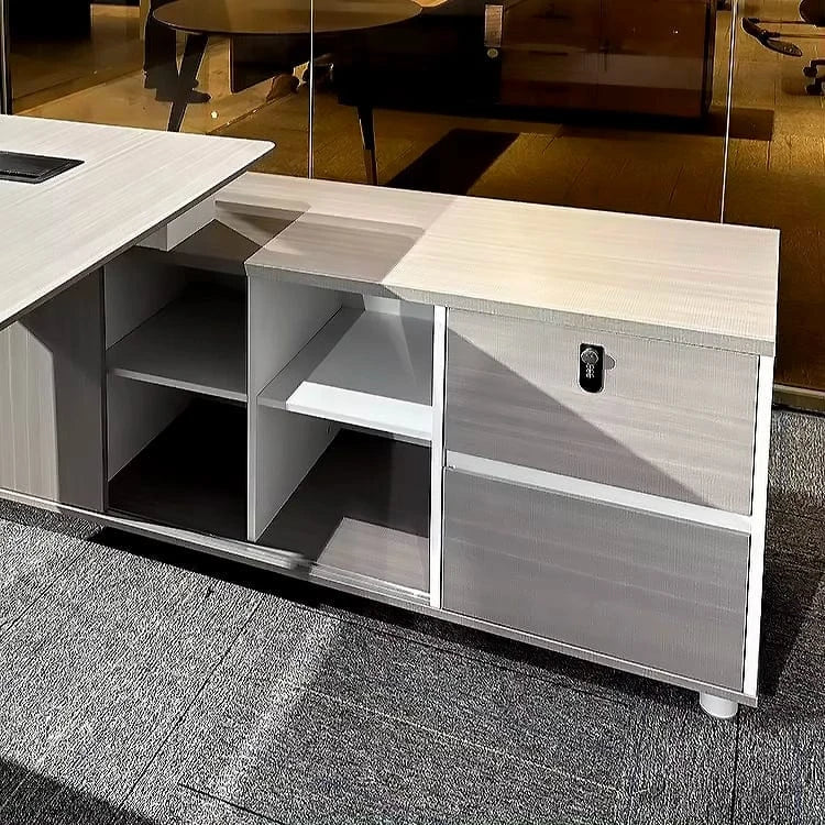 Rebecca · Modern L-Shaped Executive Desk