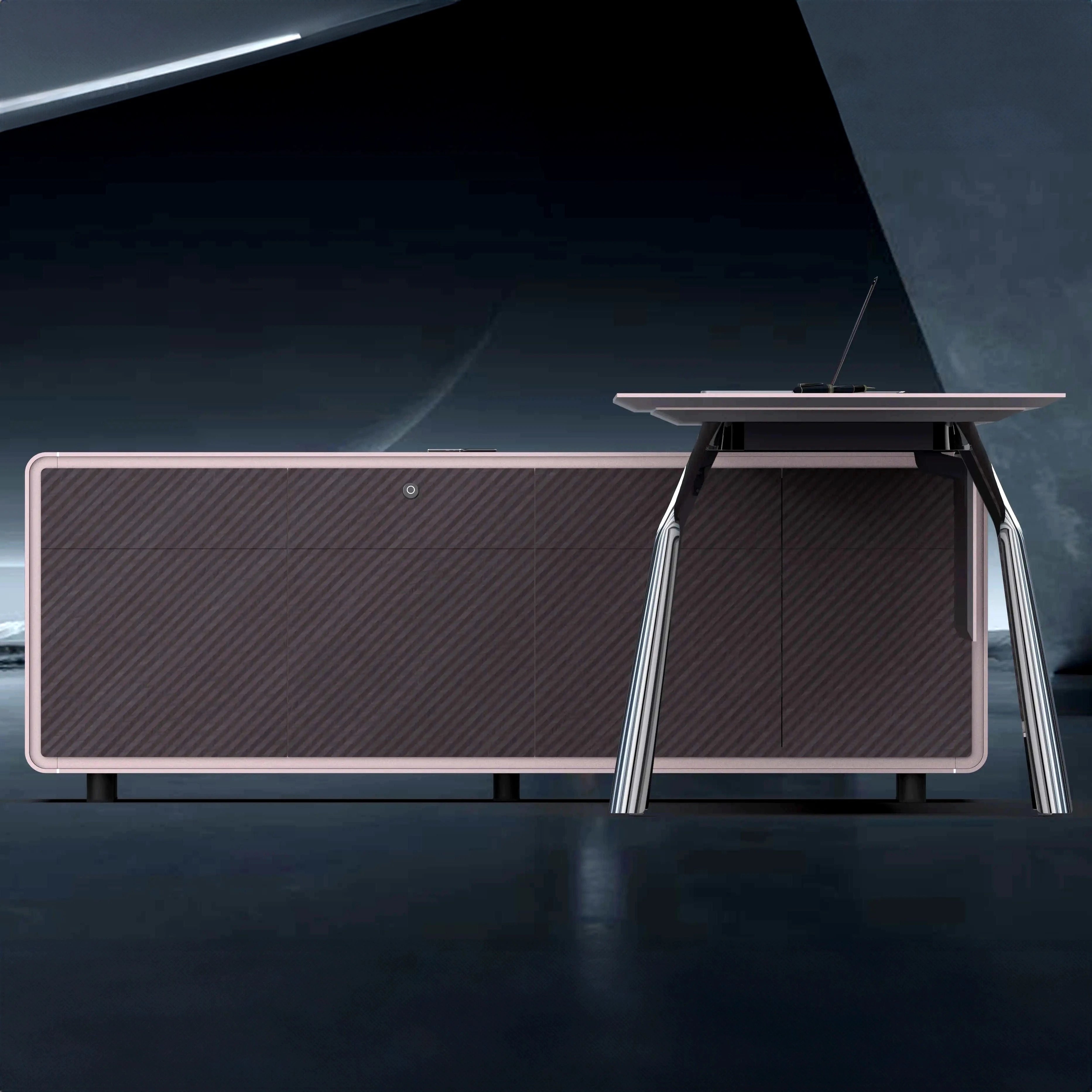 Rocco ยท Modern L-Shaped Executive Desk