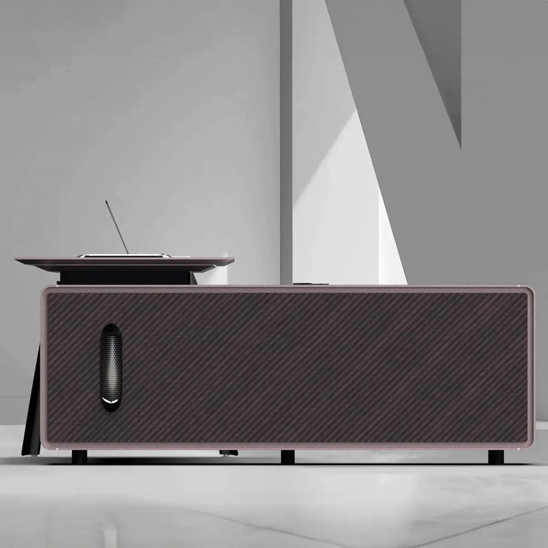 Zyner · Luxury L-Shaped Executive Desk