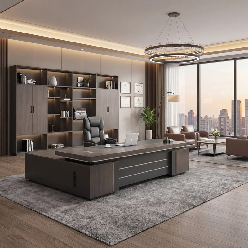 August Β· Modern Executive L-Shaped Desk