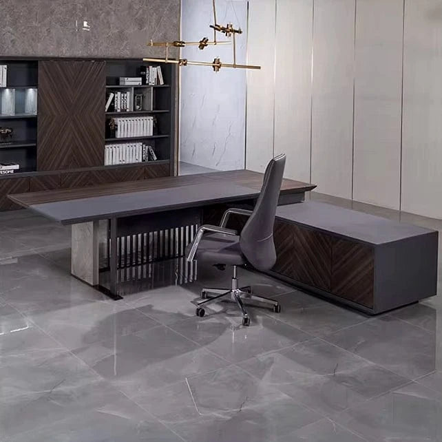 Rodrigo · Modern L-Shaped Executive Desk