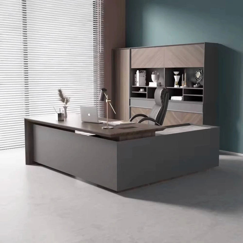 Rogelio ยท Modern L-Shaped Executive Desk