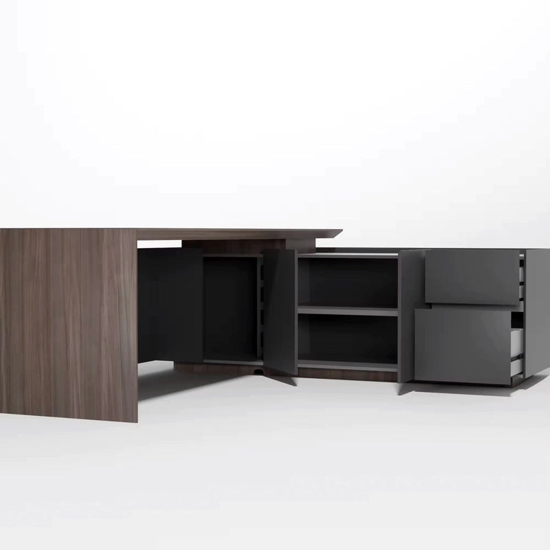 Rogelio ยท Modern L-Shaped Executive Desk