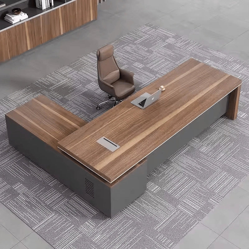 Rowan · Modern L-Shaped Executive Desk