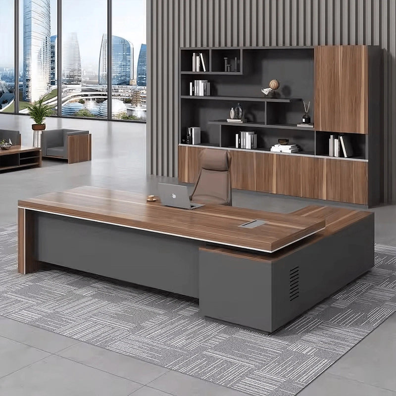 Rowan · Modern L-Shaped Executive Desk