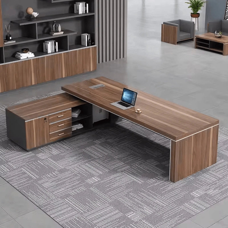 Rowan · Modern L-Shaped Executive Desk