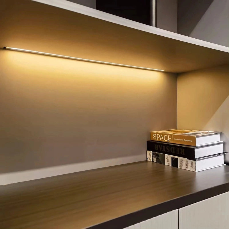 Ryan · Modern Office Shelves w/ Lighting, Storage