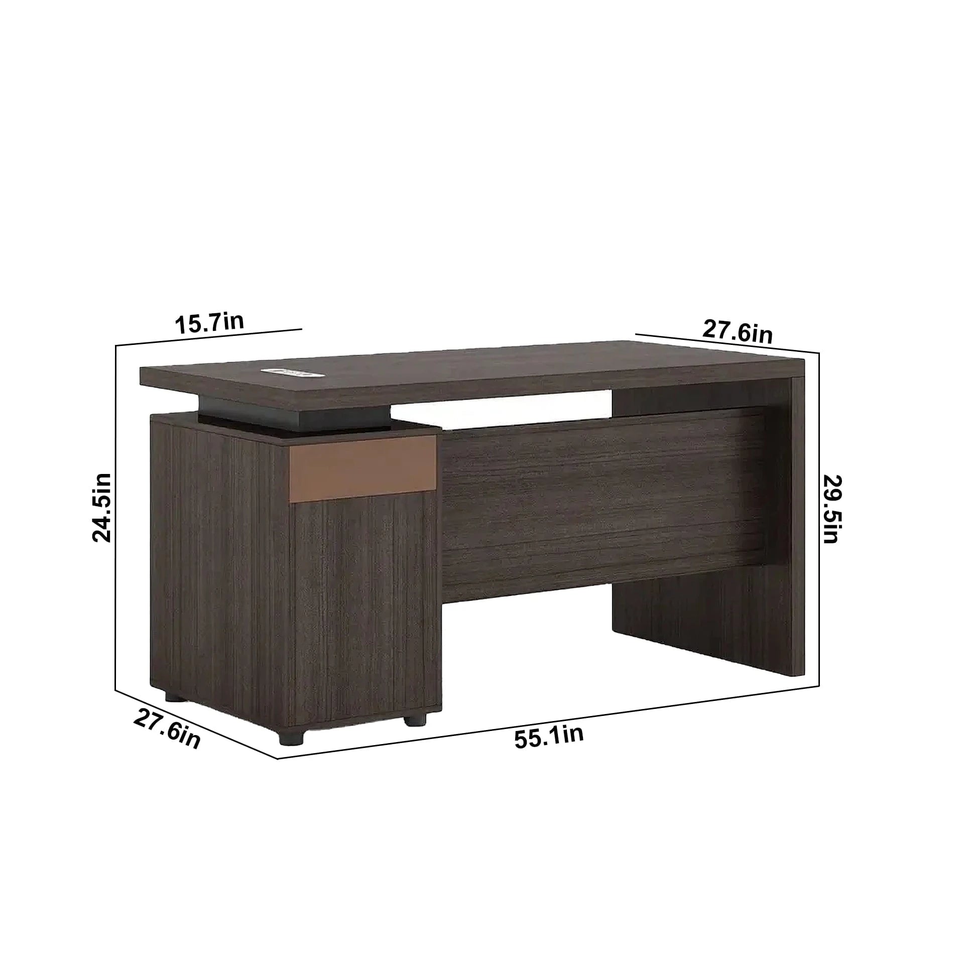 Ryver · Modern L-Shaped Executive Desk