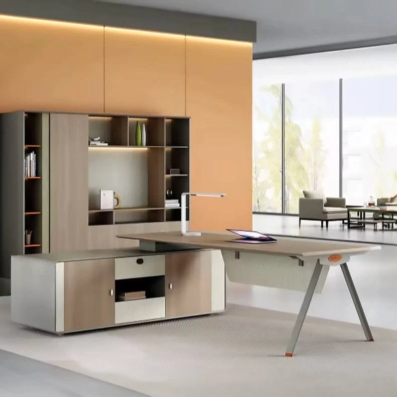 Sahara · Modern L-Shaped Executive Desk