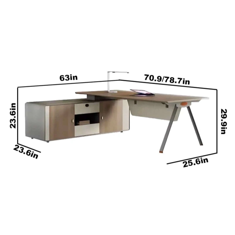 Sahara · Modern L-Shaped Executive Desk
