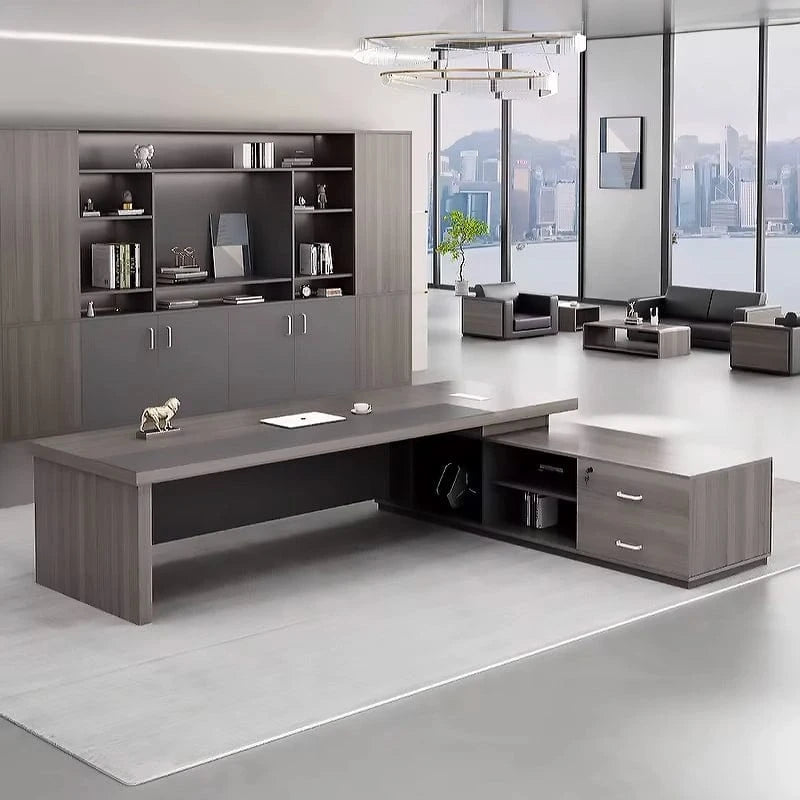 Eyer desk in a stone tower office with a city view, photo 11