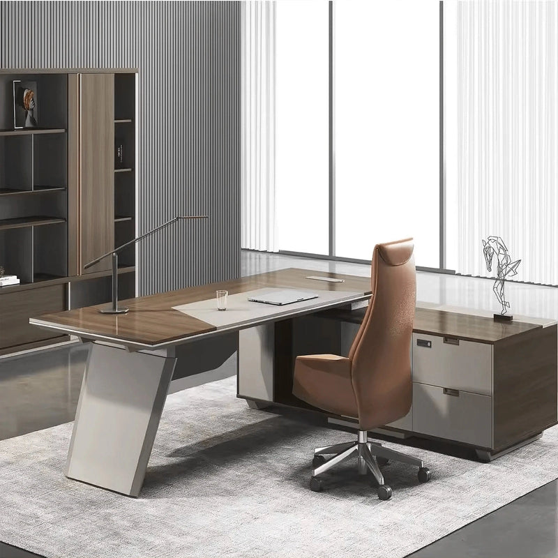 Sancho · Modern L-Shaped Executive Desk