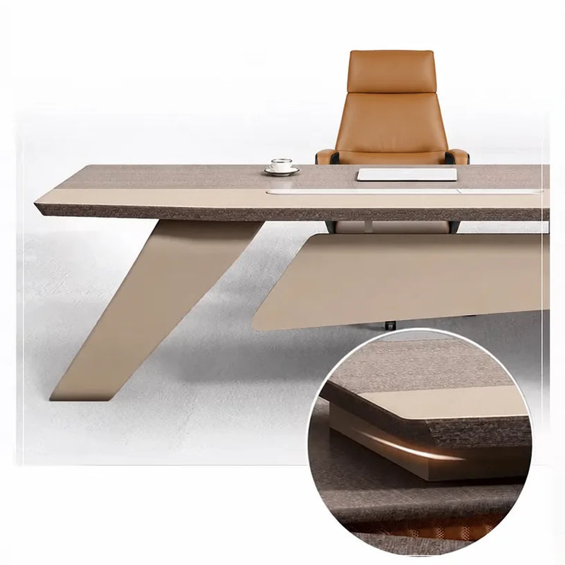 Seguin blade leg with lit underside edge, inset detail