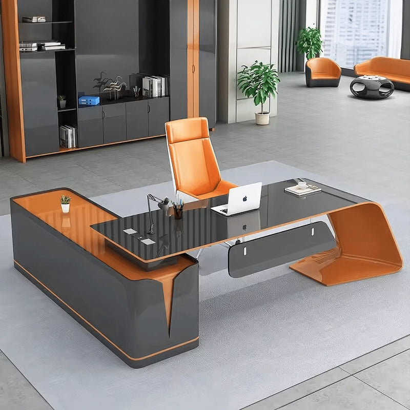 Silvan ยท Modern L-Shaped Executive Desk