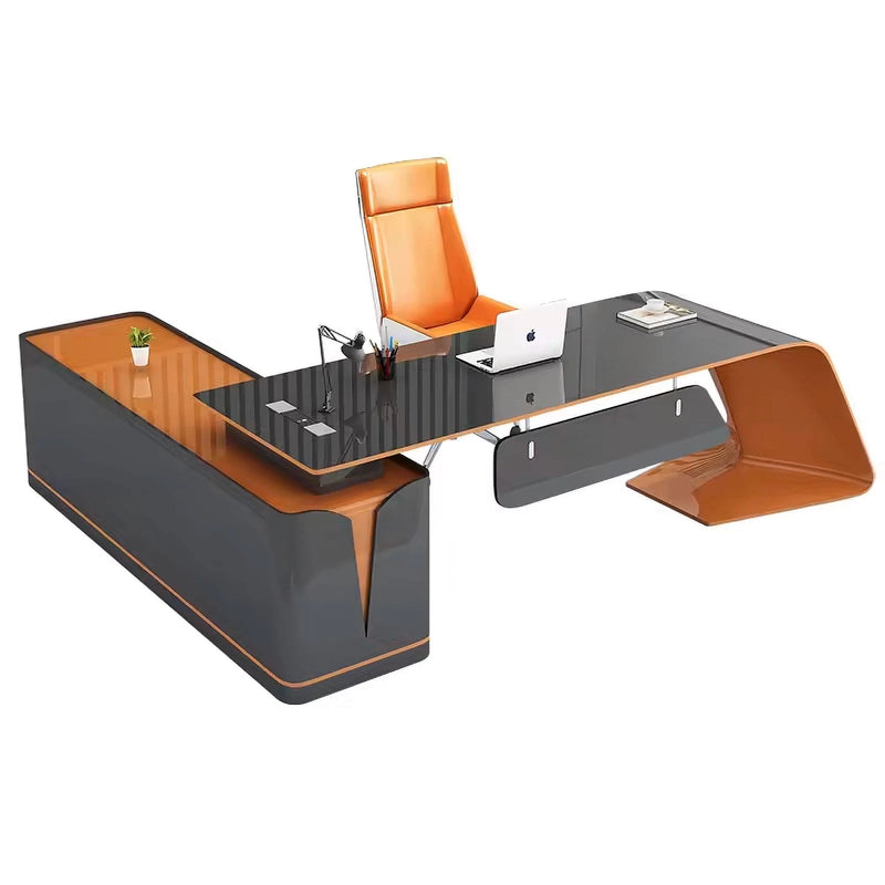 Silvan ยท Modern L-Shaped Executive Desk