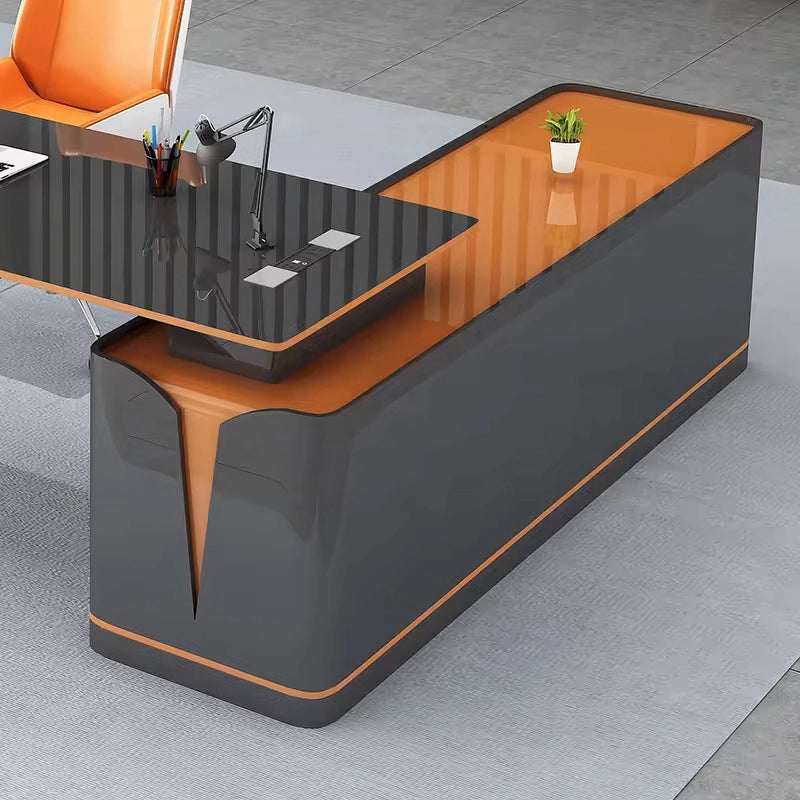 Silvan ยท Modern L-Shaped Executive Desk